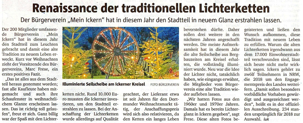 Renaissance der traditionellen Lichterketten