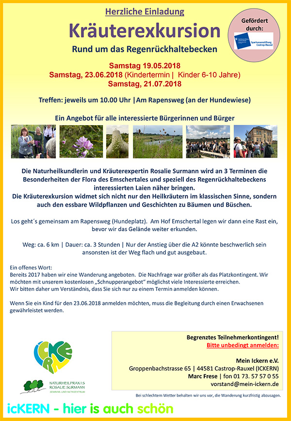 Einladung Kräuterexkursionen